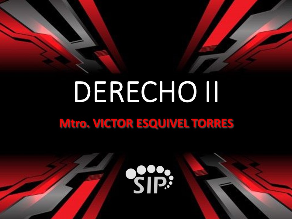 DERECHO II - SAB  10:00-11:00   SALON: 6  -  SISTEMA DE PREPARATORIA MIXTA REFORMA EDUCATIVA