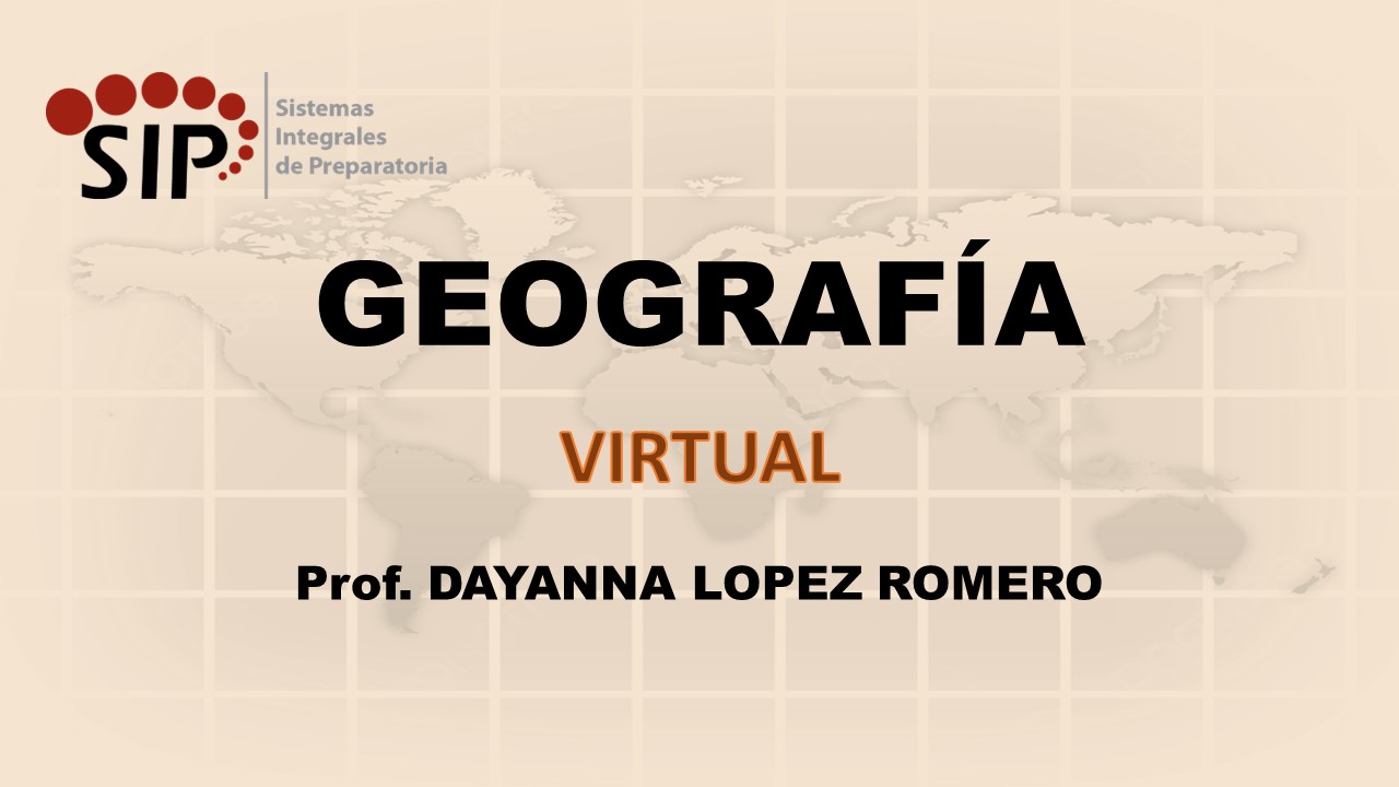 GEOGRAFÍA - SAB  11:00-12:00   SALON: 3  -  SISTEMA DE PREPARATORIA MIXTA REFORMA EDUCATIVA