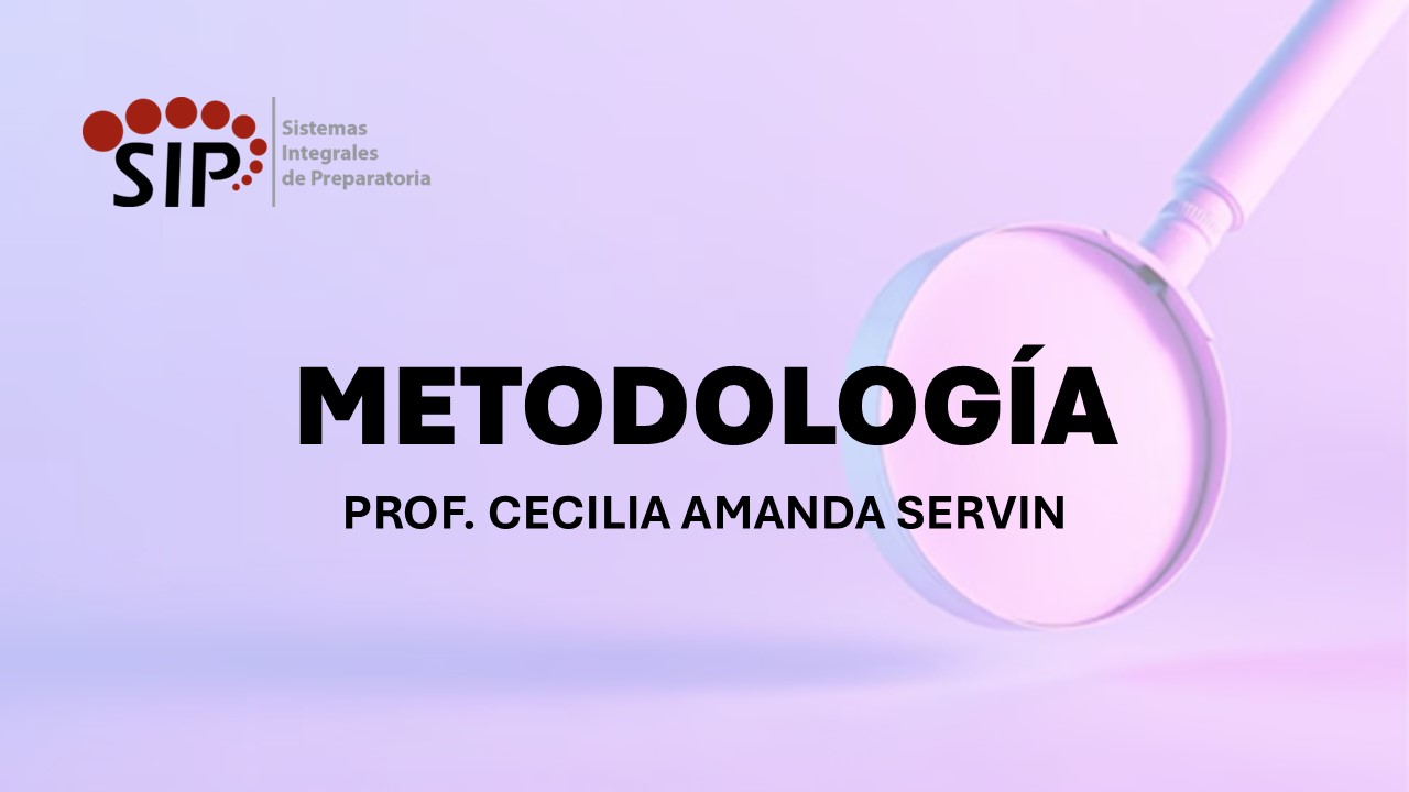 METODOLOGÍA DE LA INVESTIGACIÓN - SAB  15:30-16:10   SALON: 6  -  SISTEMA DE PREPARATORIA MIXTA REFORMA EDUCATIVA